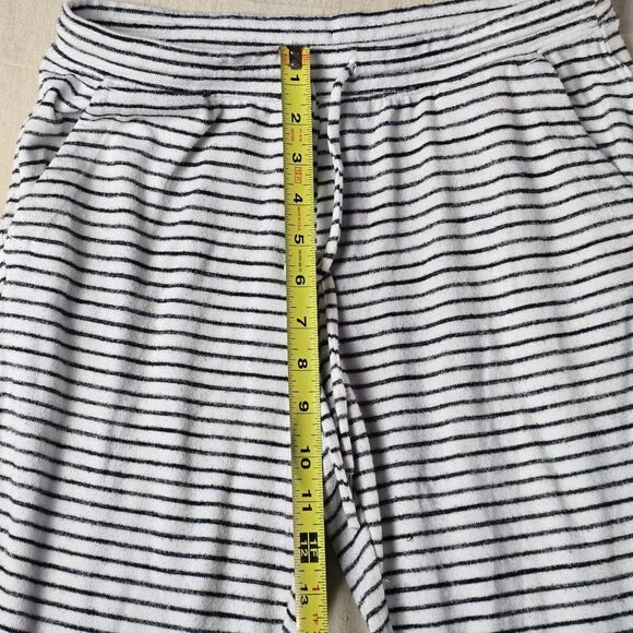 Gap Women’s XS Black & White Athletic‎ Jogger Sweatpants | Striped Drawstring - Picture 5 of 16